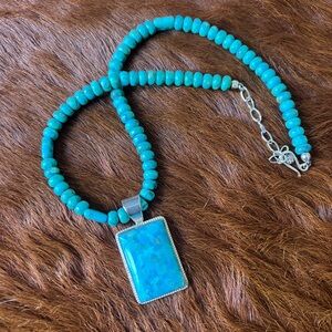Turquoise Pendant Necklace